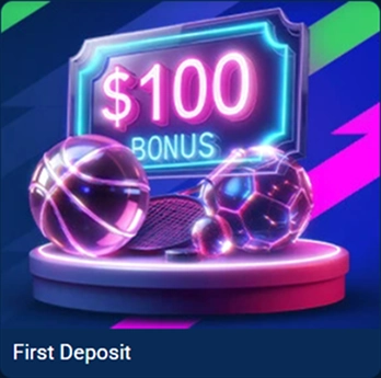 First deposit bonus one hundred dollars with balls